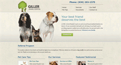 Desktop Screenshot of gillervet.com